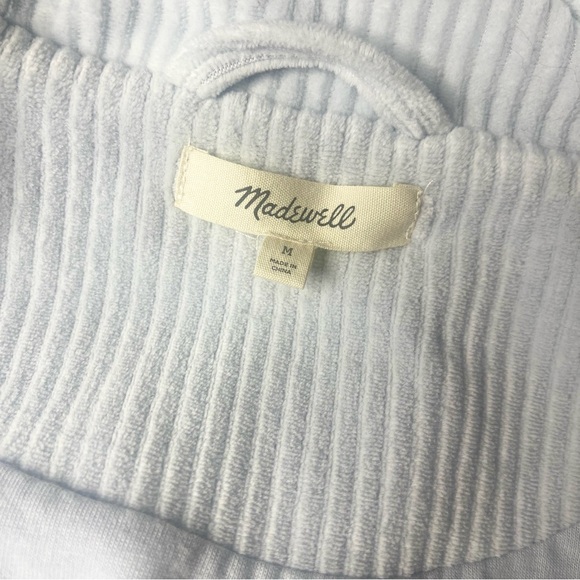 Madewell quilted puffer jacket. Size medium. Baby blue - Picture 6 of 6